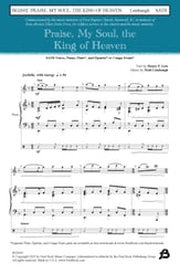 Praise, My Soul, the King of Heaven SATB choral sheet music cover